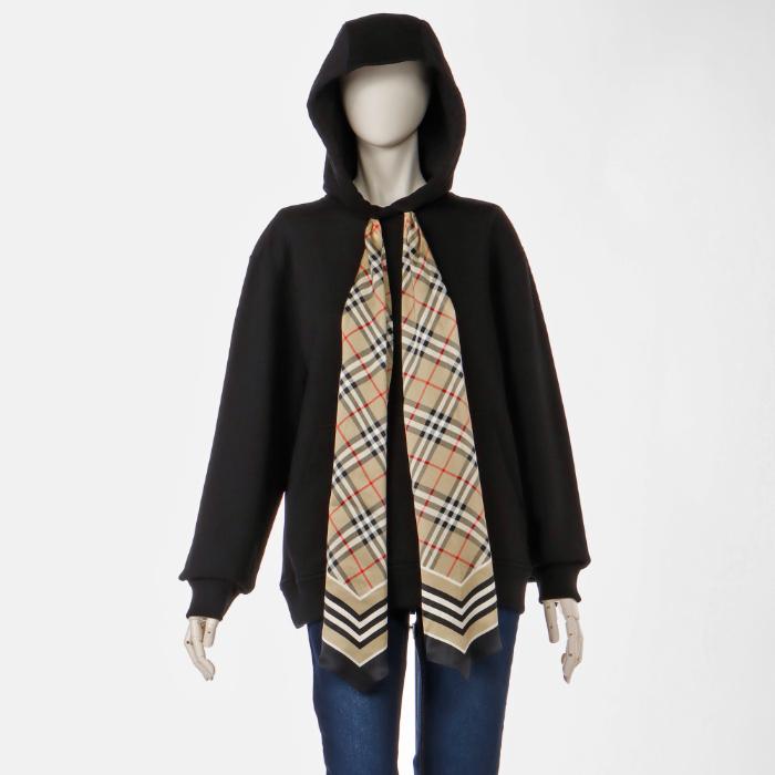 バーバリー BURBERRY パーカー プルオーバー スカーフディテール フーディ オーバーサイズ 8066972 BURBERRY（バーバリー） 【並行輸入品】 パーカー プルオーバー