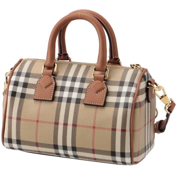 BURBERRY ショルダーバッグ ミニ ボウリングバッグ チェック BURBERRY ショルダーバッグ ミニ ボウリングバッグ チェック