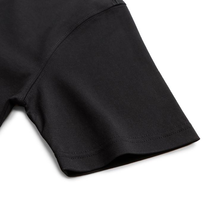 バーバリー BURBERRY Tシャツ ロゴ コットンシャツ ショートスリーブ 半袖シャツ ブラック 8080324 BURBERRY（バーバリー） 【並行輸入品】 BURBERRY Tシャツ ロゴ