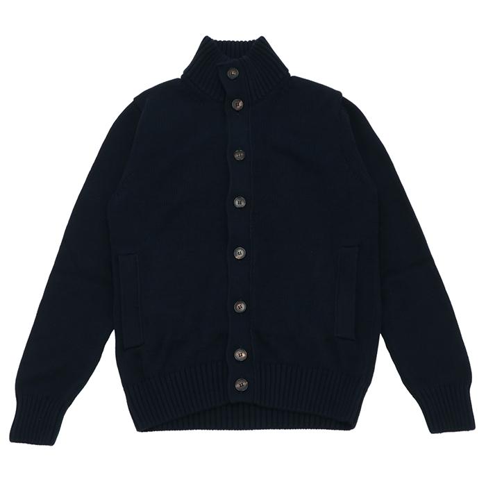 【並行輸入品】 ザノーネ ZANONE メンズ カーディガン CHIOTO KYOTO キョート スリムフィット 5ゲージ ニット ブルゾン 2026年春夏新作 810150 ZN392の画像