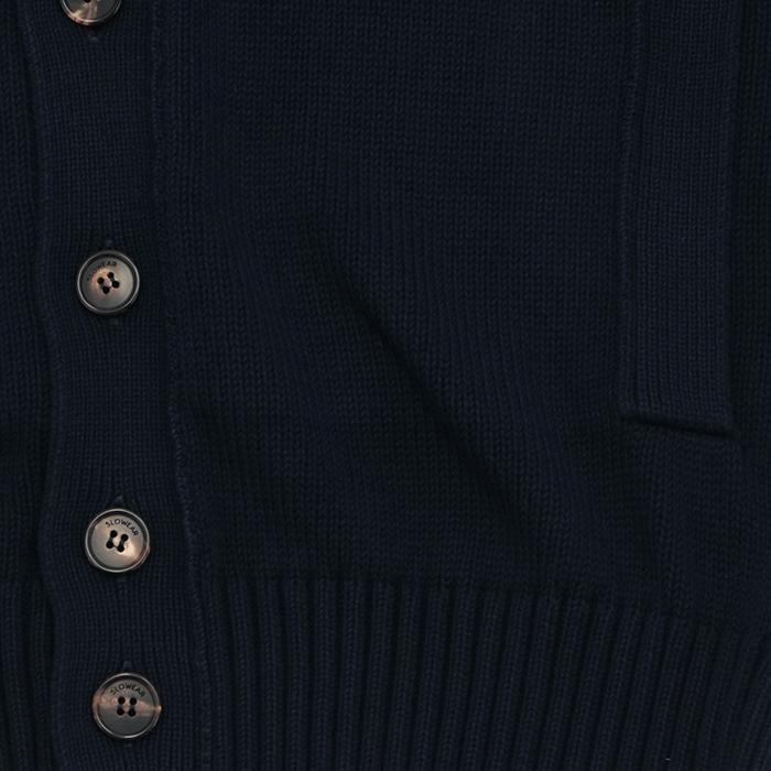 【並行輸入品】 ザノーネ ZANONE メンズ カーディガン CHIOTO KYOTO キョート スリムフィット 5ゲージ ニット ブルゾン 2026年春夏新作 810150 ZN392の画像