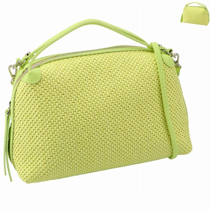 GIANNI CHIARINI ショルダーバッグ ミディアム ALIFA M コットン  