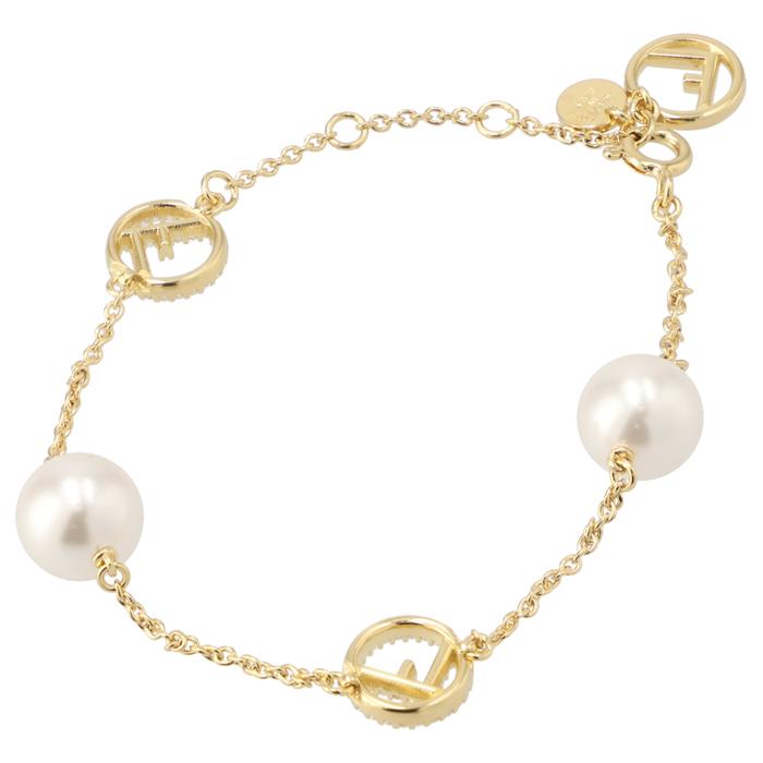 FENDI 【並行輸入品】 チェーンブレスレット エフ イズ F IS ロゴ