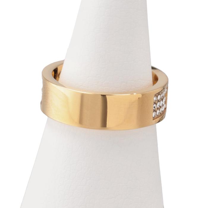 FENDI 【並行輸入品】 リング F IS 指輪 クリスタル エフ イズ 8AG929