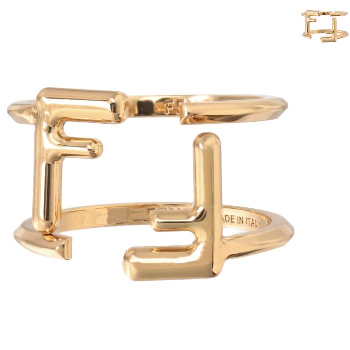 FENDI（フェンディ） 【並行輸入品】 リング FFロゴ 指輪 メタル