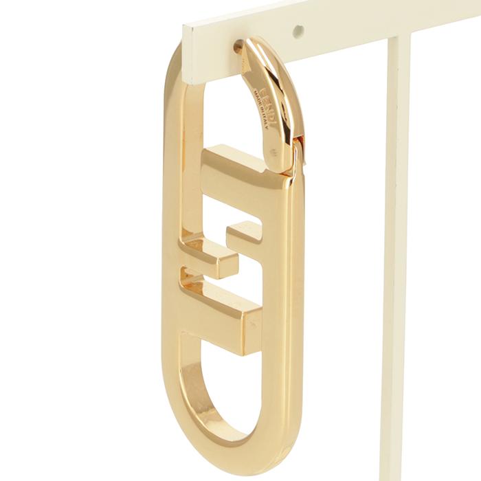 FENDI フープ ピアス 片耳 FENDI（フェンディ） FENDI 7AJ606 A44G ピアス レディース