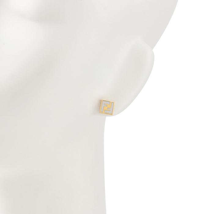 FENDI 【並行輸入品】 ピアス FFロゴ フォーエバー エナメル