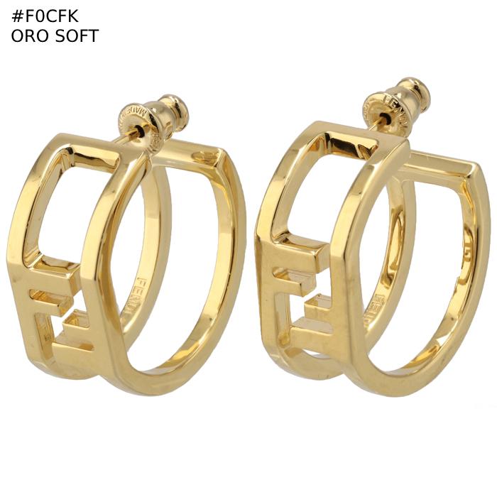 FENDI 【並行輸入品】 フープピアス フォーエバー ハギーピアス FFロゴ