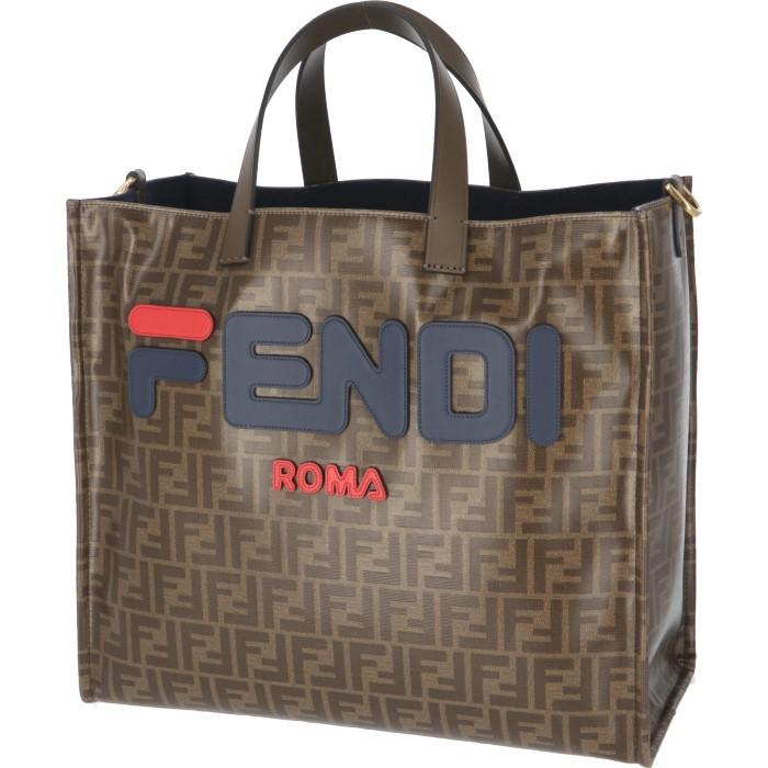 フェンディ FENDI トートバッグ フェンディマニア FILAコラボ ロゴバッグ トートバッグ 8BH357 A5N6 F155V【19SS