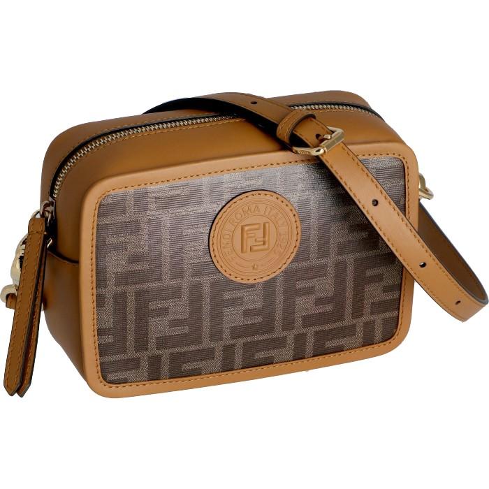 フェンディ FENDI ロゴ ショルダーバッグ キャム ズッカ柄 8BS019 A5K4 