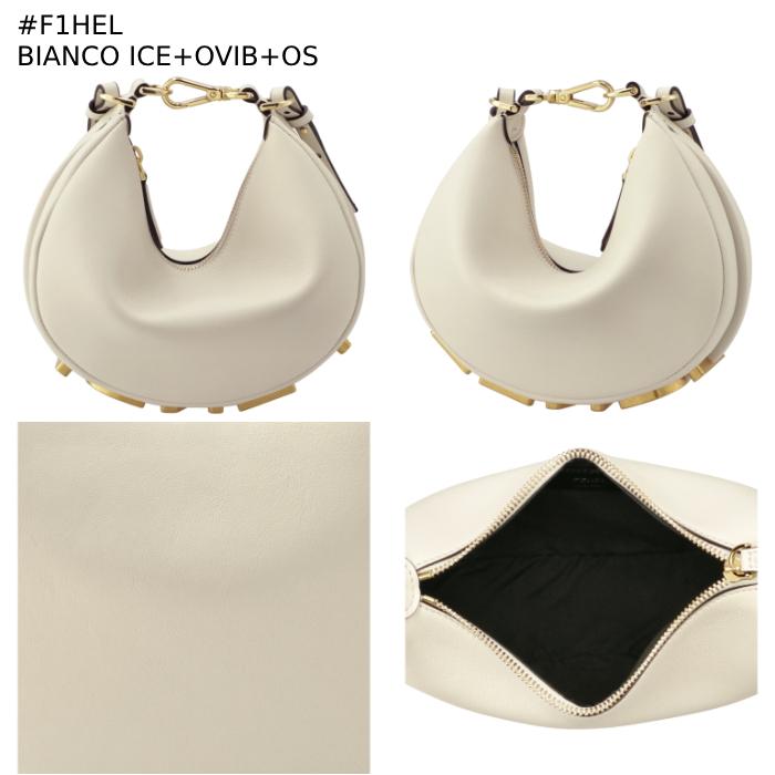 フェンディ FENDI ショルダーバッグ グラフィー ミニ ホーボーバッグ ロゴ ハンドバッグ ハーフムーン 8BS081 A5DY F1JCT FENDI - フェンディ FENDI ショルダーバッグ グラフィー ミニ ホーボー