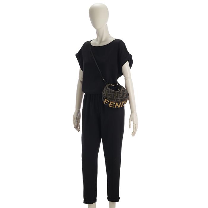 ＊FENDI＊ グラフィーミニ FF ジャカード ベルベット ミニバッグ 120930.jpg