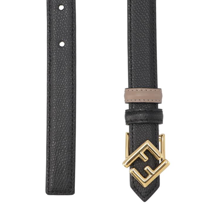 FENDI フェンディ ベルト FFダイヤモンド レザー 2cm幅 細ベルト FENDI フェンディ ベルト FFダイヤモンド レザー 2cm幅 細ベルト