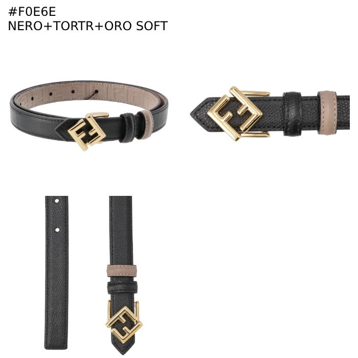 FENDI フェンディ ベルト FFダイヤモンド レザー 2cm幅 細ベルト FENDI フェンディ ベルト FFダイヤモンド レザー 2cm幅 細ベルト