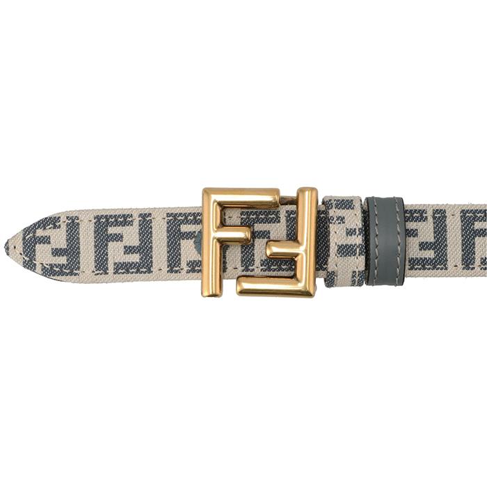 FENDI（フェンディ） 【並行輸入品】 ベルト FFロゴ レザー×キャンバス