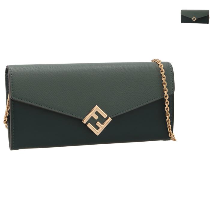 FENDI フェンディ チェーンウォレット 長財布 二つ折り FF FENDI フェンディ チェーンウォレット 長財布 二つ折り FF