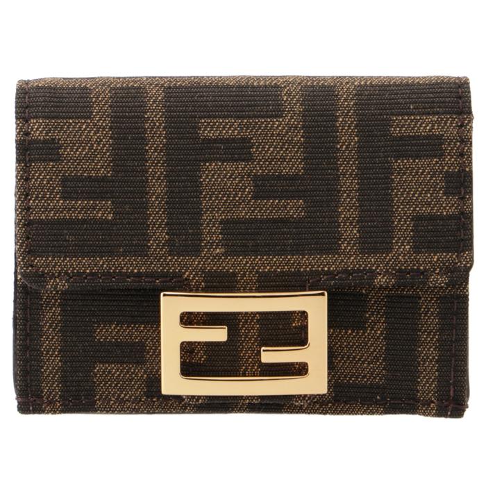 未使用 FENDI/フェンディ 三つ折り財布 バケット 8M0395 箱付き FENDI（フェンディ） 【並行輸入品】 財布 三つ折り BAGUETTE バゲット