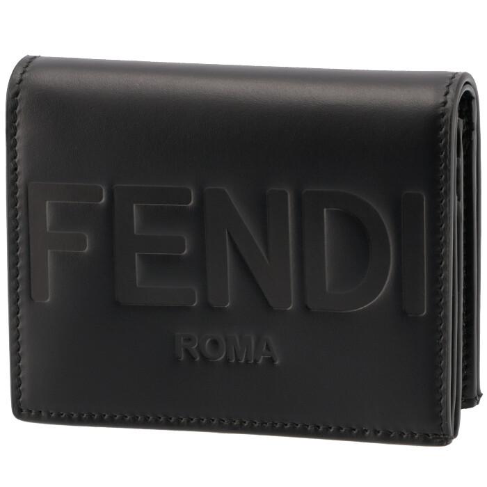 フェンディ FENDI 財布 二つ折り ミニ財布 FENDI ROMA 二つ折り財布 