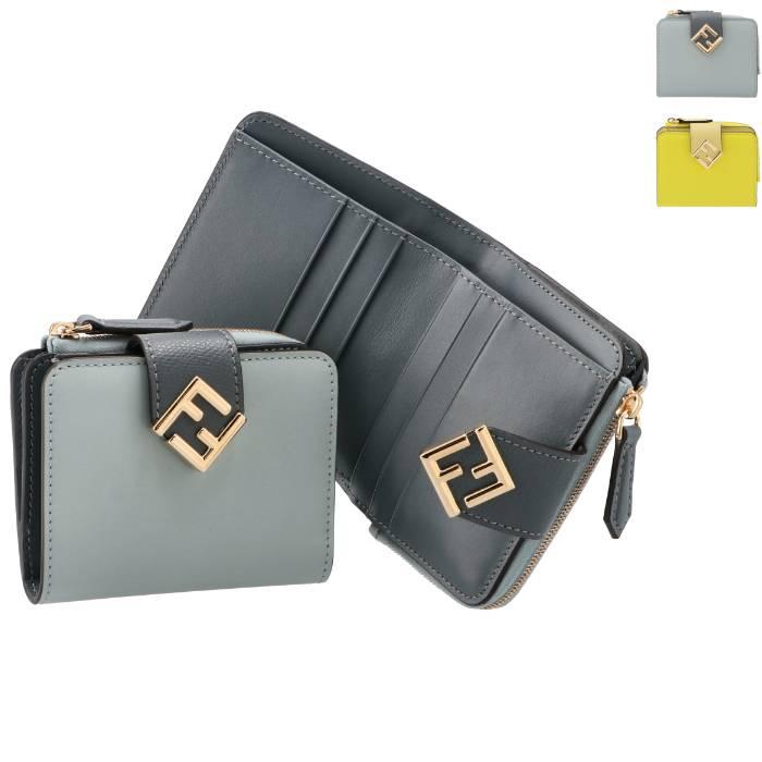 FENDI フェンディ 財布 二つ折り FFダイヤモンド コンパクト FENDI フェンディ 財布 二つ折り FFダイヤモンド コンパクト