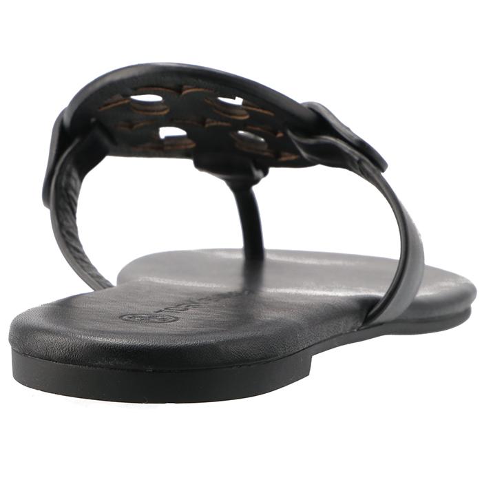 TORY BURCH ブラックレザー トングサンダル TORY BURCH 【並行輸入品】 トングサンダル MILLER SOFT ミラー