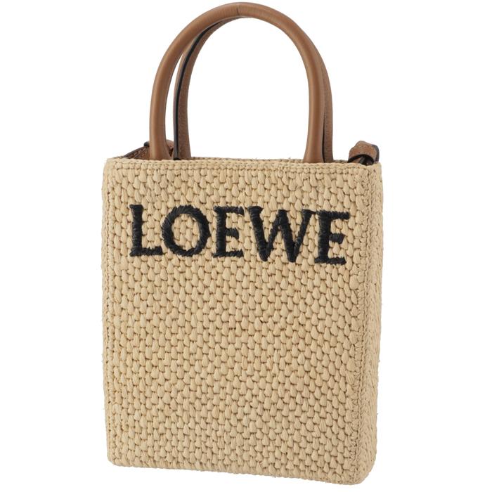 新品✨️ロエベ LOEWE ラフィア ミニ カゴバッグ レディーストートバッグ LOEWE ロエベ かごバッグ SLIT MINI BAG スリットバッグ ミニ