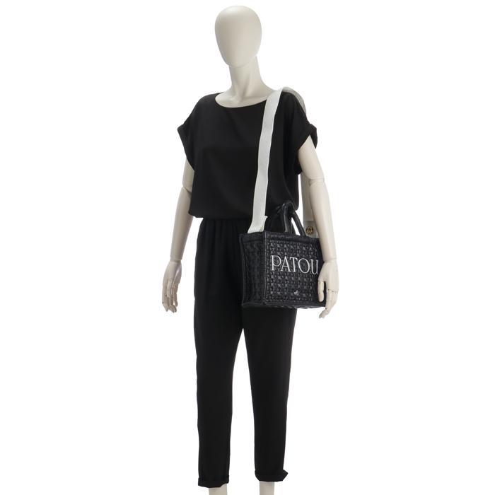 PATOU 【並行輸入品】 トートバッグ スモール ロゴ キルティング