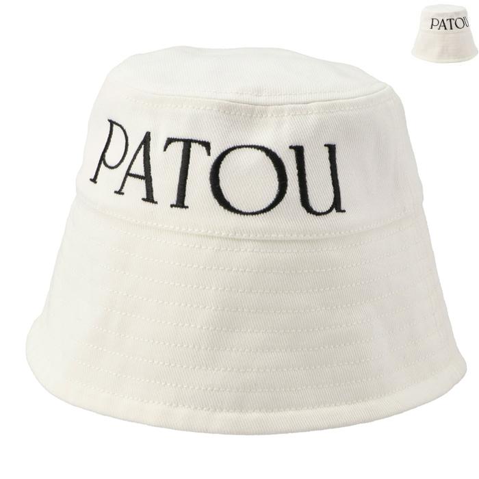PATOU パトゥ バケットハット ロゴ オーガニックコットン 帽子 PATOU パトゥ バケットハット ロゴ オーガニックコットン 帽子