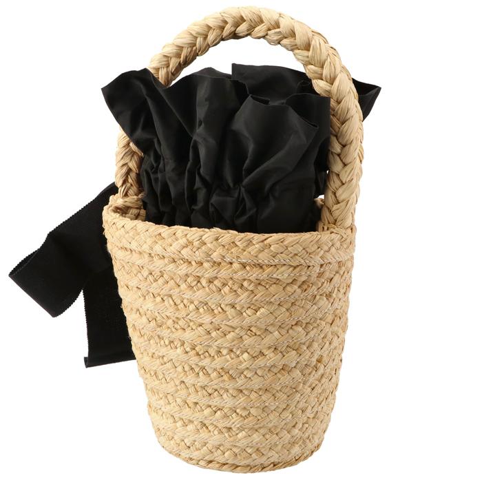 パトゥ PATOU バケツバッグ リボン バスケット かごバッグ AC0610140 0008