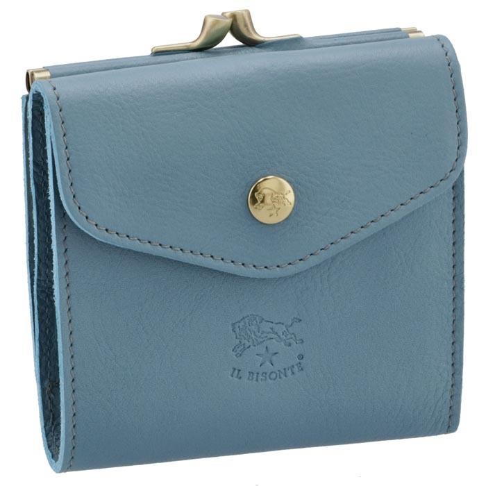 IL BISONTE（イルビゾンテ） 【並行輸入品】 三つ折り財布 がま口 ユニ