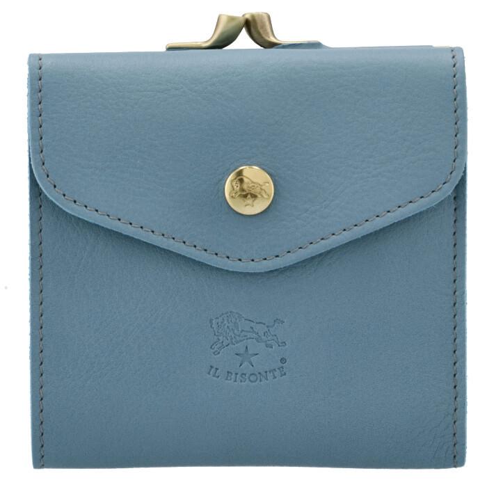 IL BISONTE（イルビゾンテ） 【並行輸入品】 三つ折り財布 がま口 ユニ