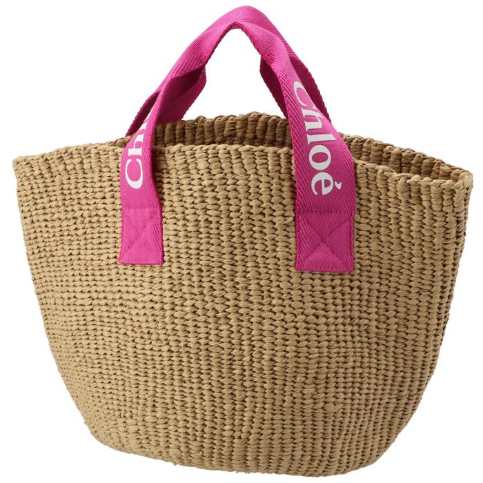 【新品未使用】クロエ CHLOE 【大人もOK】 ロゴ バスケットバッグ Chloe（クロエ） 【並行輸入品】 大人もOK キッズ ロゴ バスケット