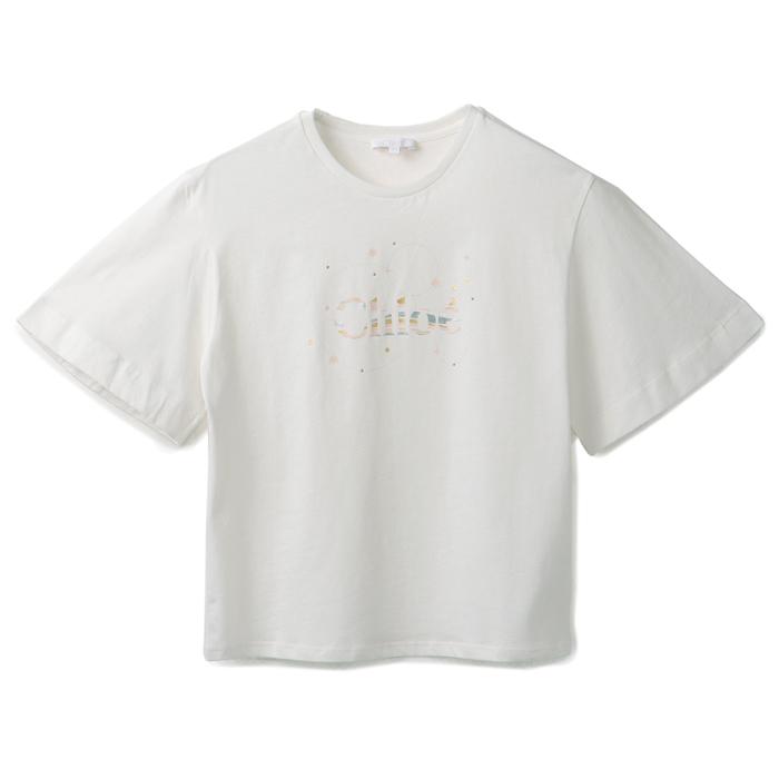 Chloe 【並行輸入品】 CHLOE 大人もOK キッズ Tシャツ ロゴ