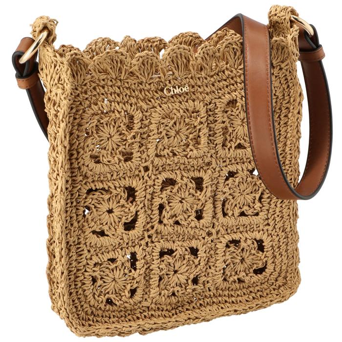 Chloe CHLOE 大人もOK キッズ ショルダーバッグ フラワーモチーフ 