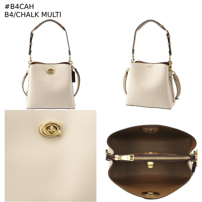 コーチ COACH バケットバッグ WILLOW ウィロウ 肩かけ ペブルレザー カラーブロック ショルダーバッグ クロスボディ ワンハンドル C3766 COACH（コーチ） 【並行輸入品】 バケットバッグ WILLOW ウィロウ 肩