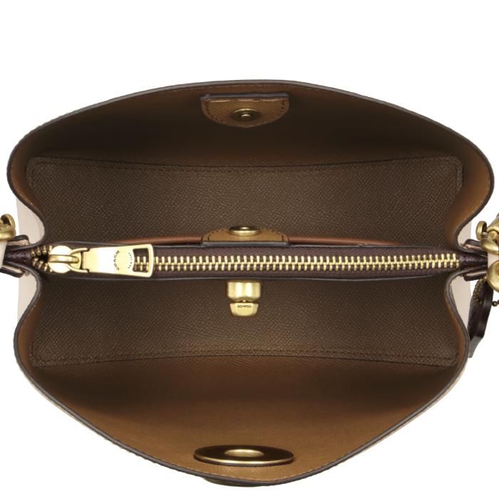 コーチ COACH バケットバッグ WILLOW ウィロウ 肩かけ ペブルレザー カラーブロック ショルダーバッグ クロスボディ ワンハンドル C3766 COACH（コーチ） 【並行輸入品】 バケットバッグ WILLOW ウィロウ 肩
