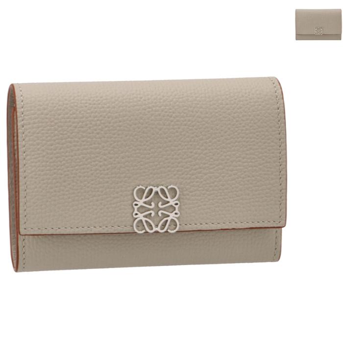 ロエベ LOEWE 財布 三つ折り ミニ財布 アナグラム バーティカル