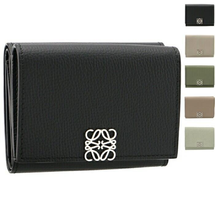 LOEWE ロエベ 財布 三つ折り ミニ財布 アナグラム 6cc トライ LOEWE ロエベ 財布 三つ折り ミニ財布 アナグラム 6cc トライ
