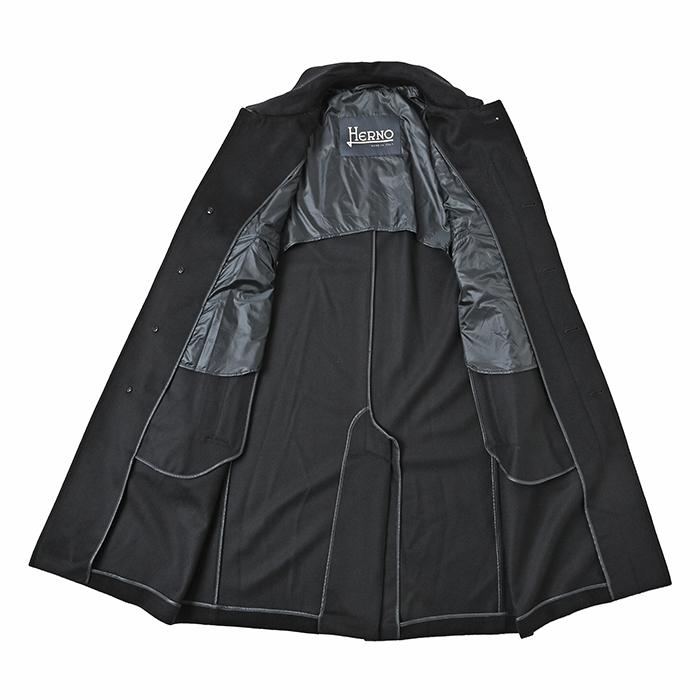 【並行輸入品】 HERNO メンズ ステンカラーコート カシミヤ混ウール CA0127U 33318_3