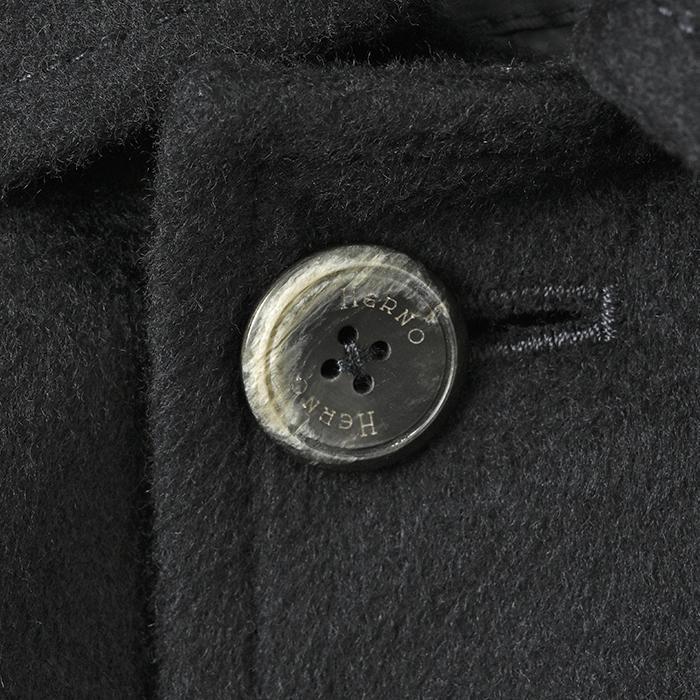 【並行輸入品】 HERNO メンズ ステンカラーコート カシミヤ混ウール CA0127U 33318_4