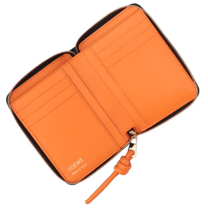 LOEWE ロエベ 財布 二つ折り KNOT コンパクト ジップウォレット LOEWE ロエベ 財布 二つ折り KNOT コンパクト ジップウォレット