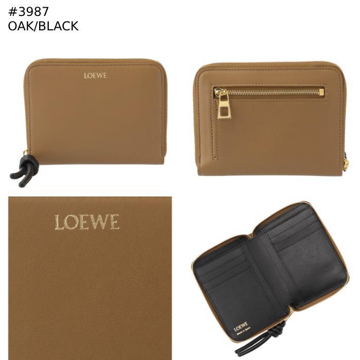 LOEWE ロエベ 財布 二つ折り KNOT コンパクト ジップウォレット LOEWE ロエベ 財布 二つ折り KNOT コンパクト ジップウォレット