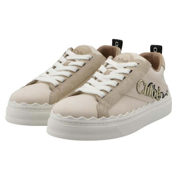 CHLOE スニーカー LAUREN キャンバスレザー 靴 スニーカー CHC21U108 