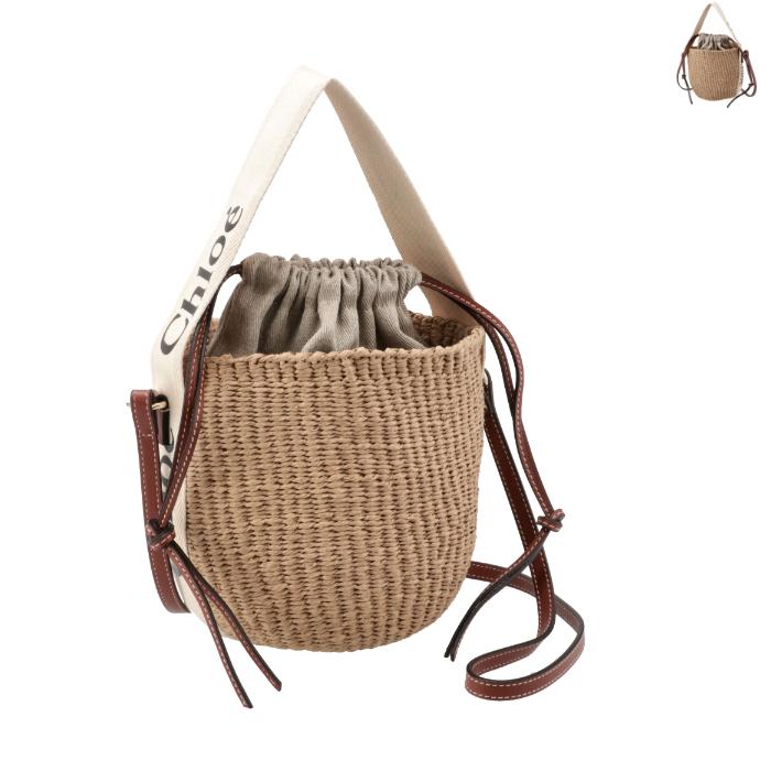 クロエ CHLOE ショルダーバッグ WOODY LOGO スモール バスケット リボン付き クロスボディ CHC22SS381 G55 Chloe（クロエ） 【並行輸入品】 ショルダーバッグ WOODY LOGO