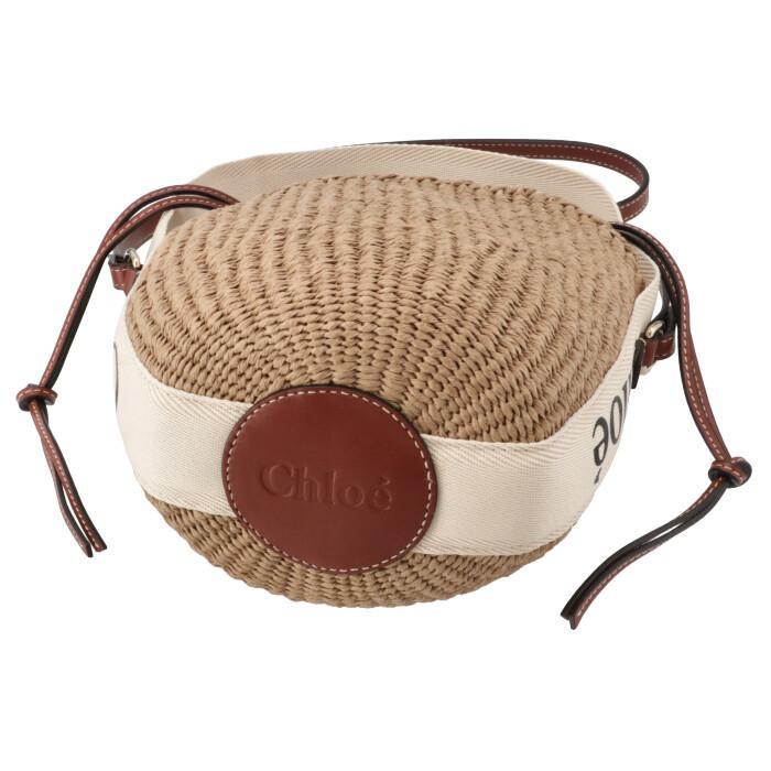 クロエ CHLOE ショルダーバッグ WOODY LOGO スモール バスケット リボン付き クロスボディ CHC22SS381 G55 Chloe（クロエ） 【並行輸入品】 ショルダーバッグ WOODY LOGO
