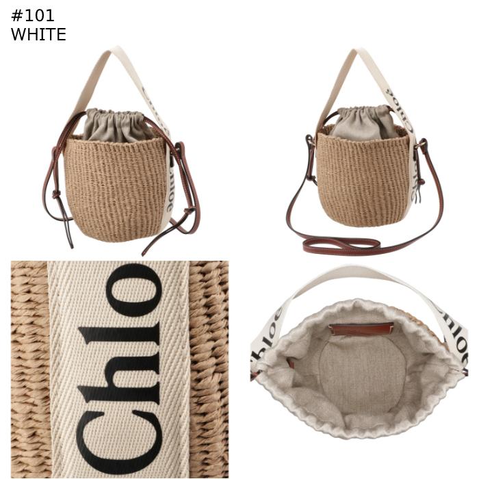 クロエ CHLOE ショルダーバッグ WOODY LOGO スモール バスケット リボン付き クロスボディ CHC22SS381 G55 Chloe（クロエ） 【並行輸入品】 ショルダーバッグ WOODY LOGO