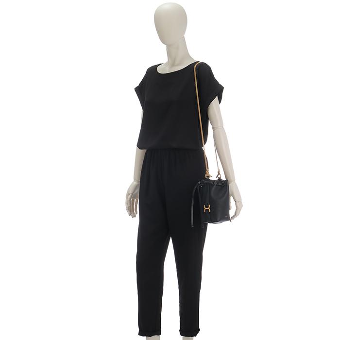 クロエ CHLOE ショルダーバッグ マイクロ MARCIE バケットバッグ ドローストリング 巾着バッグ CHC23AP844 I31 25M Chloe（クロエ） 【並行輸入品】 ショルダーバッグ マイクロ MARCIE