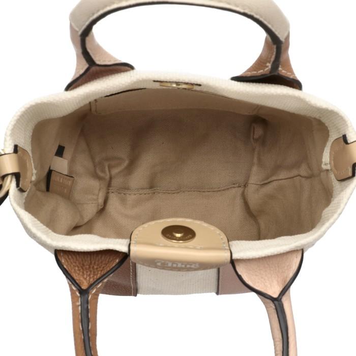 SEE BY CHLOE ショルダーバッグ LAETIZIA キャンバス×レザー