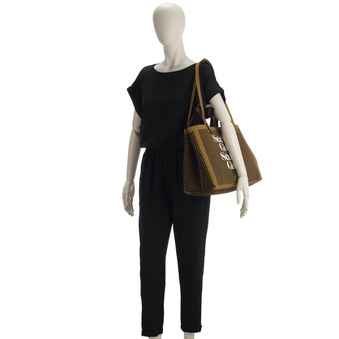 SEE BY CHLOE トートバッグ ロゴ GIRL UN JOUR ダブルハンドル  