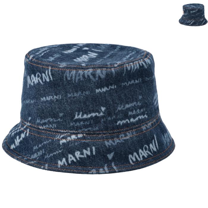 MARNI（マルニ） 【並行輸入品】 バケットハット ロゴ MEGA MARNI