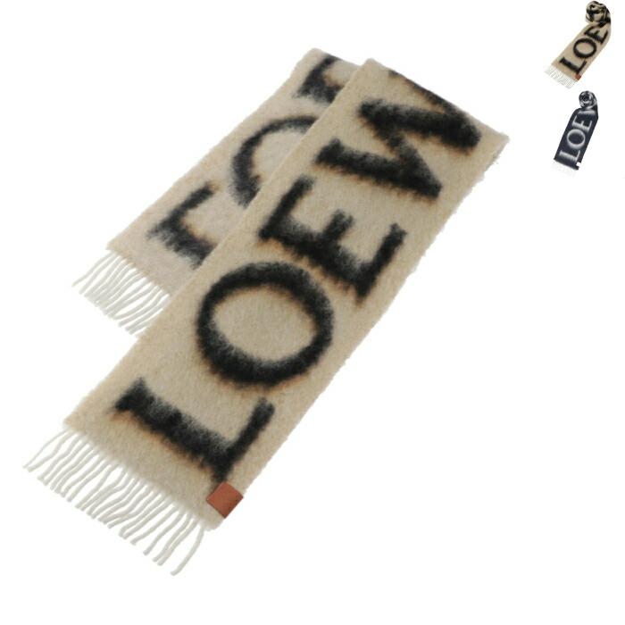 LOEWE ロエベ マフラー ロゴ ウール モヘア スカーフ アナグラム LOEWE ロエベ マフラー ロゴ ウール モヘア スカーフ アナグラム